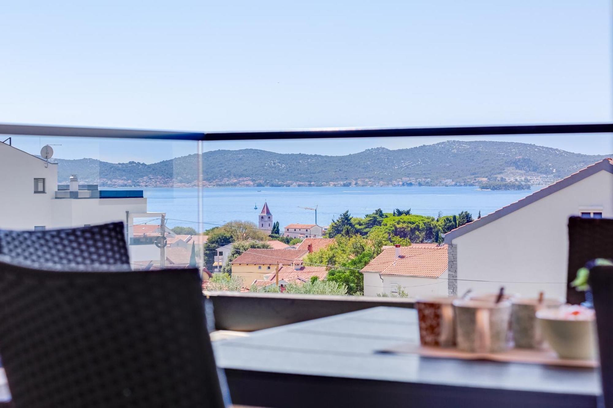 Sea Bay View Apartment - Appartement Avec Piscine Et Magnifique Vue Sur Mer Sveti Filip i Jakov Εξωτερικό φωτογραφία